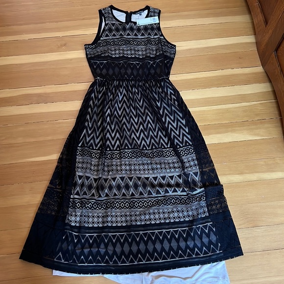 Brand New with Tag Warehouse Black Dress - UK Sz 10,  US Sz 6/8 - Picture 1 of 3